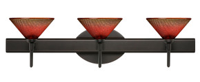 Bathroom Fixtures Three Lights by Besa ( 74 | 3SW-117681-BR Kona ) 