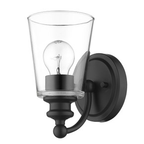 Sconces Single Glass by Acclaim Lighting ( 106 | IN41400BK Ceil ) 