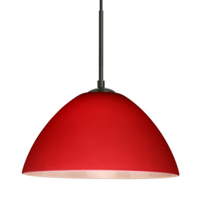 Mini Pendants Glass Down by Besa ( 74 | 1JC-420131-LED-BK Besa Tessa Pendant ) 