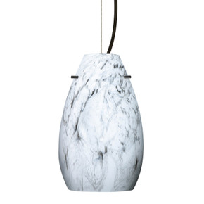 Mini Pendants Glass Down by Besa ( 74 | 1KX-4126MG-BK Besa Pera 9 Pendant ) 