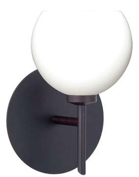 Sconces Single Glass by Besa ( 74 | 1SW-565807-BR Palla ) 
