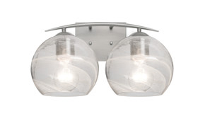 Bathroom Fixtures Two Lights by Besa ( 74 | 2WC-JILLYCL-SN Jilly ) 