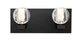Bathroom Fixtures Two Lights by Besa ( 74 | 2WF-BOCABB-LED-BK Besa Boca 3 Vanity ) 