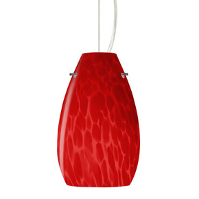Mini Pendants Glass Down by Besa ( 74 | 1KX-4126RC-SN Besa Pera 9 Pendant ) 