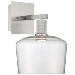 Sconces Single Glass by Access ( 18 | 63144LEDD-BS/CLR Port Nine Chardonnay ) 