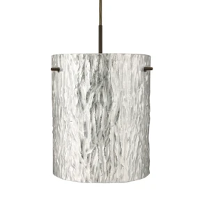 Mini Pendants Glass Down by Besa ( 74 | J-4006SS-BR Besa Tamburo 8 Pendant ) 