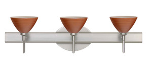 Bathroom Fixtures Three Lights by Besa ( 74 | 3SW-1743CH-SN Domi ) 