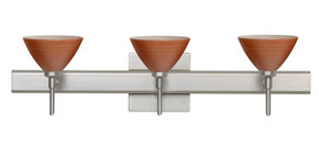 Bathroom Fixtures Three Lights by Besa ( 74 | 3SW-1743CH-SN-SQ Domi ) 