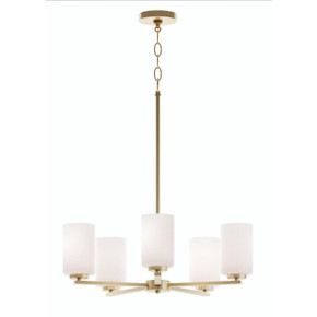 Mid. Chandeliers Glass Up by AFX Lighting ( 162 | LEOP24MBLB Leo ) 