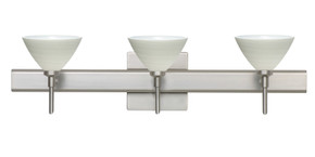 Bathroom Fixtures Three Lights by Besa ( 74 | 3SW-1743KR-SN-SQ Domi ) 