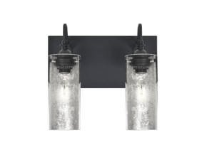 Bathroom Fixtures Two Lights by Besa ( 74 | 2WG-DUKESF-BK Duke ) 