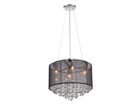 Semi-Flush Mts. Drum Shade by Avenue Lighting ( 192 | HF1504-BLK Riverside Dr. ) 