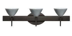 Bathroom Fixtures Three Lights by Besa ( 74 | 3SW-1743TN-BR Domi ) 
