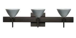 Bathroom Fixtures Three Lights by Besa ( 74 | 3SW-1743TN-BR-SQ Domi ) 