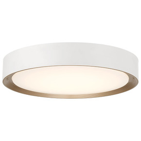 Flush Mounts Drum Shade by Access ( 18 | 49972LEDDCS-MWH/ACR Malaga Color Selectable ) 