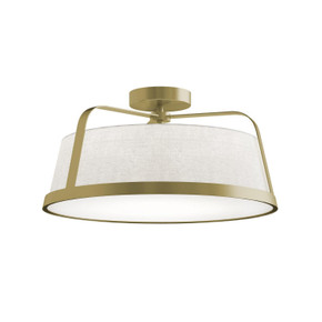 Semi-Flush Mts. Drum Shade by AFX Lighting ( 162 | LIZC18MBLB Lizzette ) 