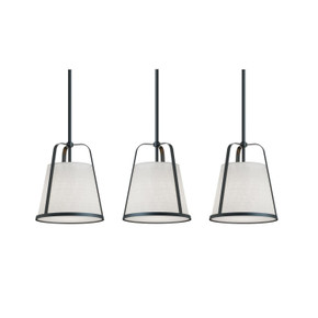 Linear/Island Multi-port/Cascade by AFX Lighting ( 162 | LIZP10MBBKLNR3 Lizzette ) 