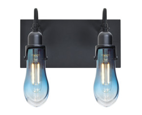 Bathroom Fixtures Two Lights by Besa ( 74 | 2WG-WISHBL-EDIL-BK Wish ) 