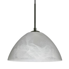 Mini Pendants Glass Down by Besa ( 74 | 1JT-420152-LED-BK Besa Tessa Pendant ) 