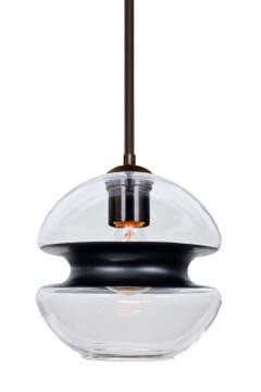 Multi-Systems Line Voltage Pendants by Besa ( 74 | 1TT-HULA8BK-BR Hula 8 ) 