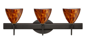 Bathroom Fixtures Three Lights by Besa ( 74 | 3SW-177918-BR Mia ) 