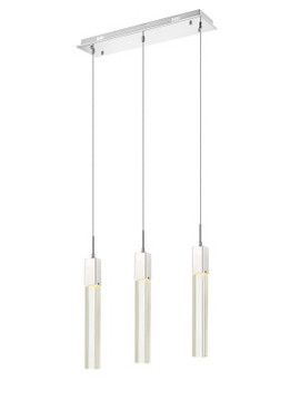 Linear/Island 3 Light Bar by Avenue Lighting ( 192 | HF1900-3-GL-CH-C The Original Glacier ) 