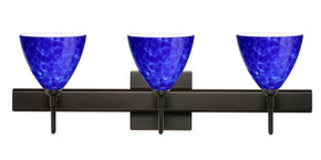 Bathroom Fixtures Three Lights by Besa ( 74 | 3SW-177986-BR-SQ Mia ) 