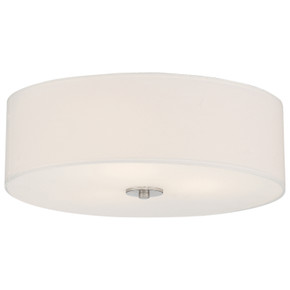 Flush Mounts Drum Shade by Access ( 18 | 64063LEDDLP-BS/WH Mid Town ) 