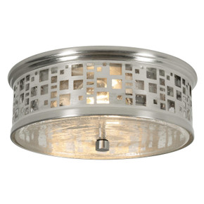 Flush Mounts Drum Shade by AFX Lighting ( 162 | RSCF11MBSN Roscoe ) 