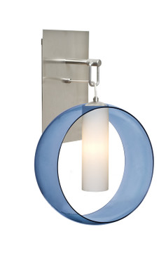 Sconces Single Glass by Besa ( 74 | 1WP-PLATOBL-LED-SN Plato ) 