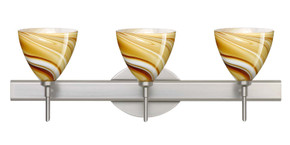 Bathroom Fixtures Three Lights by Besa ( 74 | 3SW-1779HN-SN Mia ) 