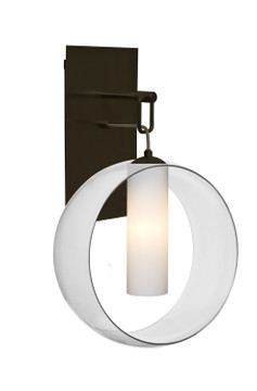 Sconces Single Glass by Besa ( 74 | 1WP-PLATOCL-BR Plato ) 