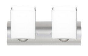 Bathroom Fixtures Two Lights by Besa ( 74 | 2WZ-449807-LED-SN Rise ) 
