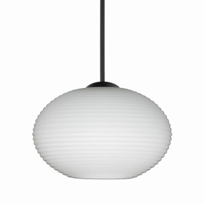 Mini Pendants Glass Down by Besa ( 74 | 1XC-561207-BK Besa Lasso Pendant ) 