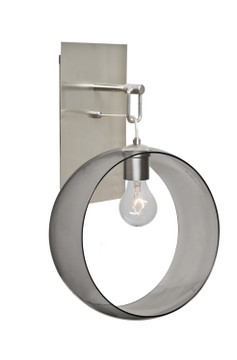 Sconces Single Glass by Besa ( 74 | 1WP-PLATOSM-SN-NI Plato ) 