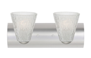 Bathroom Fixtures Two Lights by Besa ( 74 | 2WZ-NICO5GL-LED-SN Nico ) 