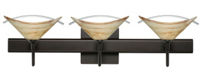 Bathroom Fixtures Three Lights by Besa ( 74 | 3SW-181305-BR-SQ Hoppi ) 