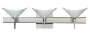 Bathroom Fixtures Three Lights by Besa ( 74 | 3SW-191352-SN-SQ Hoppi ) 