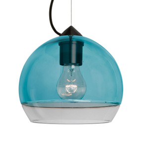 Mini Pendants Glass Down by Besa ( 74 | 1KX-ALLY8BL-BK Besa Ally 8 Cable Pendant ) 