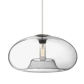 Pendants Glass Down by Besa ( 74 | 1JT-BANA15CL-EDIL-SN Besa Bana 15 Pendant ) 