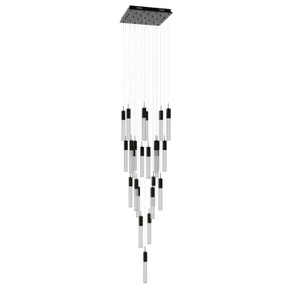 Mid. Chandeliers Multi-Port/Cascade by Avenue Lighting ( 192 | HF1904-25-GL-DBZ-SNW The Original Glacier ) 