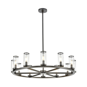 Mid. Chandeliers Glass Up by Alora ( 452 | CH309012UBCG Revolve ) 