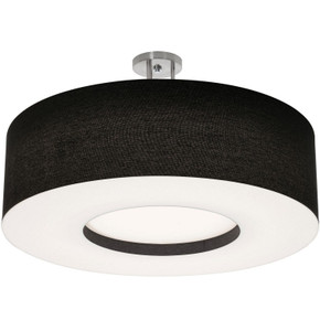 Semi-Flush Mts. Drum Shade by AFX Lighting ( 162 | MCF3044L5AJUD-BKSF Montclair ) 