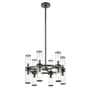 Mini Chandeliers Glass Shade by Alora ( 452 | CH309066UBCG Revolve ) 