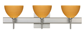 Bathroom Fixtures Three Lights by Besa ( 74 | 3SW-4679OK-SN-SQ Brella ) 