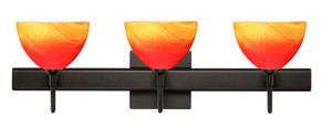 Bathroom Fixtures Three Lights by Besa ( 74 | 3SW-4679SL-BR-SQ Brella ) 