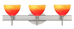 Bathroom Fixtures Three Lights by Besa ( 74 | 3SW-4679SL-SN Brella ) 