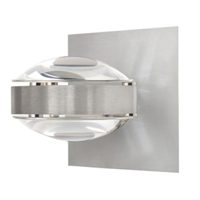 Sconces Single Glass by Besa ( 74 | OPTOS1W-CLCL-BA Optos ) 
