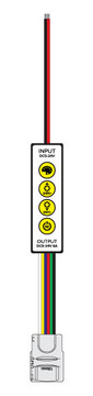 Specialty Items LED Tapes by American Lighting ( 303 | INLINE-RGBTW-CTRL Inline Controller ) 