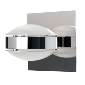 Sconces Single Glass by Besa ( 74 | OPTOS1W-FRFR-CR Optos ) 
